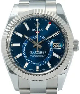 Rolex Sky-Dweller 326934 42mm Stainless steel Blue