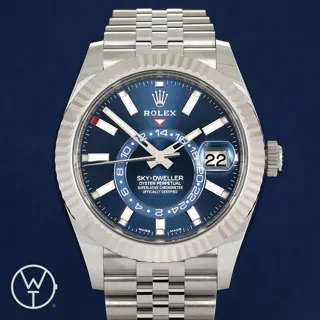 Rolex Sky-Dweller 326934 42mm Stainless steel blue