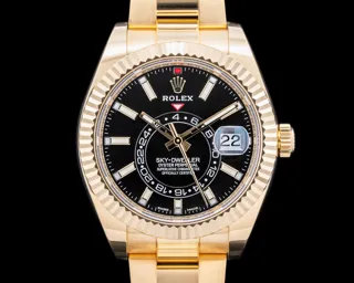 Rolex Sky-Dweller 326938 42mm Yellow gold Black