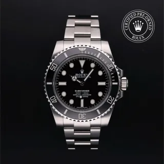 Rolex Submariner 114060 40mm Oystersteel Black