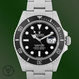 Rolex Submariner 126610LN Ceramic and Stainless steel Black