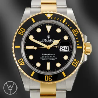 Rolex Submariner 126613LN 41mm ceramic$steel$gold Black