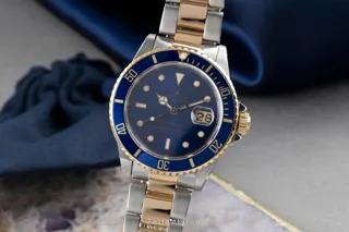 Rolex Submariner 16613 40mm Yellow gold and Stainless steel dark blue