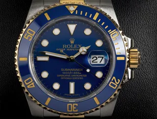 Rolex Submariner Date 116613LB 40mm Yellow gold and Stainless steel bright-blue