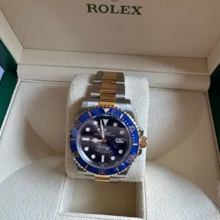 Rolex Submariner Date 126613LB (TWO-TONE) 41mm Stainless steel Blue