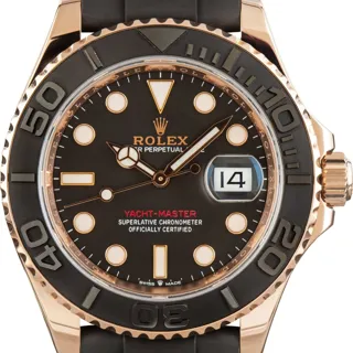 Rolex Yacht-Master 126655 40mm Everose gold Black