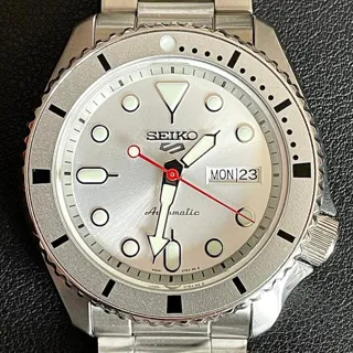 Seiko 5 Sports SRPK03K1 42.5mm Stainless steel Silver