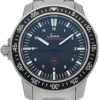 Sinn EZM 3 603.EZM-3 41mm Stainless steel Black