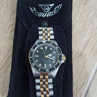 Squale 40mm Stainless steel Black