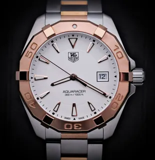 TAG Heuer Aquaracer WAY1150.BD0911 Rose gold and Stainless steel Silver