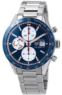 TAG Heuer Carrera CV201AR.BA0715 Ceramic and Stainless steel Blue