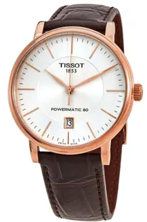 Tissot Carson T122.407.36.031.00 Rose gold Silver