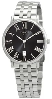 Tissot Carson T122.410.11.053.00 Stainless steel Black