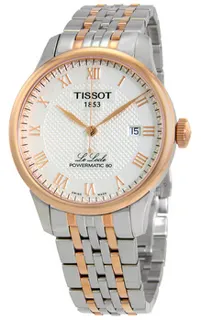 Tissot Le Locle T006.407.22.033.00 Rose gold and Stainless steel Silver