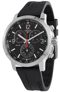 Tissot PRC T114.417.17.057.00 Stainless steel Black