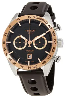 Tissot PRS 516 T925.427.46.051.01 Rose gold and Stainless steel Black