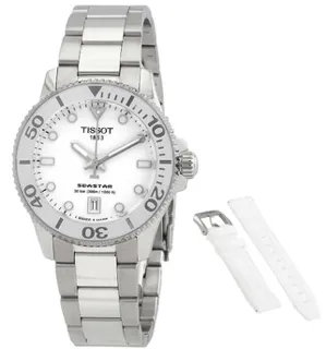 Tissot Seastar T120.210.11.011.00 Stainless steel White