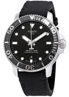 Tissot Seastar T120.407.17.051.00 Stainless steel Black