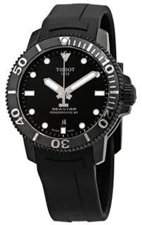 Tissot Seastar T120.407.37.051.00 Stainless steel and PVD Black