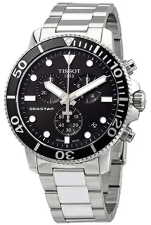 Tissot Seastar T120.417.11.051.00 Stainless steel Black