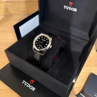 Tudor Glamour Date 55000 36mm Stainless steel Black