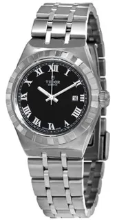 Tudor Royal M28300-0003 Stainless steel Black