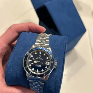 Tudor Submariner 75090 36mm Stainless steel Blue