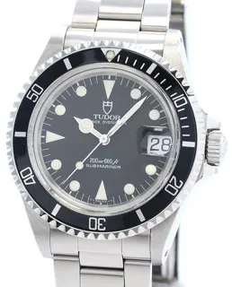 Tudor Submariner 79090 Stainless steel Black