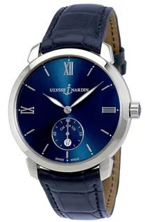 Ulysse Nardin Classico 3203-136-2/33 Stainless steel Blue