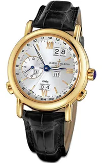 Ulysse Nardin GMT +/- Perpetual 321-22/31 18kt Yellow Gold Silver