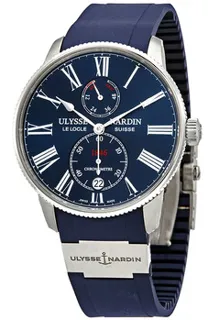 Ulysse Nardin Marine 1183-310-3/43 Stainless steel Blue