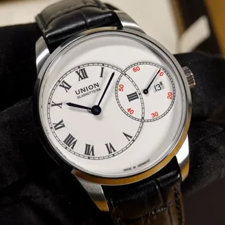 Union Glashütte 1893 Large Second D007.444.16.013.00 41mm Stainless steel White