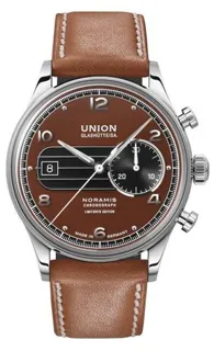 Union Glashütte Noramis Chronograph D012.427.16.297.09 42mm Stainless steel Brown