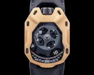 Urwerk UR-105 UR105-TA 39mm 18k rose gold$titanium