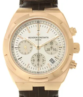 Vacheron Constantin Overseas Chronograph 5500V/000R-B074 Rose gold Silver