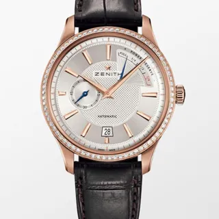 Zenith Captain Power Reserve 22.2120.685/02.C498 40mm Rose gold Silver