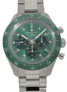 Zenith Chronomaster Sport 03.3107.3600/56.M3100 41mm Stainless steel Green