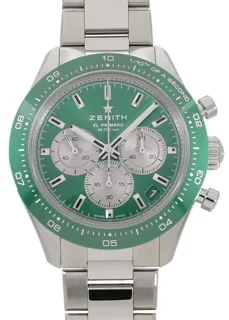 Zenith Chronomaster Sport 03.3108.3600/57.M3100 41mm Stainless steel Green