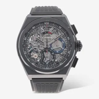 Zenith Defy 49.9000.9004/78.R782 44mm Black ceramic Skeletonized