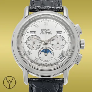 Zenith El Primero 01.0240.410 40mm steel$sapphire crystal Silver