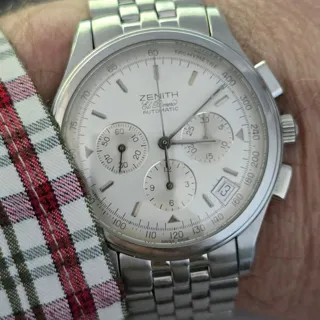 Zenith El Primero 02.0500.400 38mm Stainless steel White