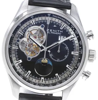 Zenith El Primero 03.2160.4047 45mm Stainless steel Black