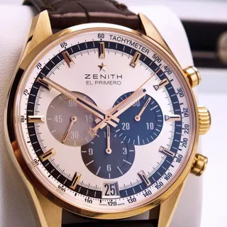 Zenith El Primero Chronomaster 18.2043.400/69.C494 42mm Rose gold Silver