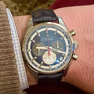 Zenith El Primero Original 1969 03.2150.400/53.C700 38mm Stainless steel Blue