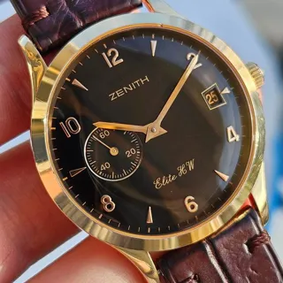 Zenith Elite 17.0125.650 37mm Rose gold Black