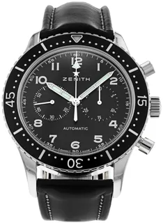 Zenith Pilot 03.2240.4069/21.C774 43mm Stainless steel Black