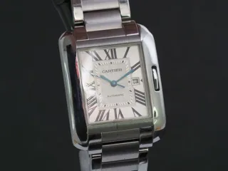 Cartier Tank Anglaise 3511 29mm Stainless steel White