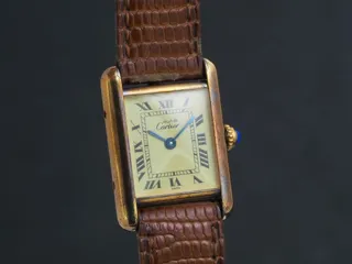 Cartier Tank Must 5057001 20mm Vermeil Cream