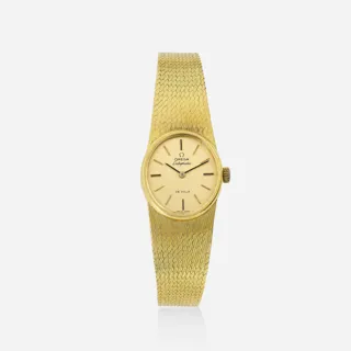 Omega De Ville 23mm 18k yellow gold