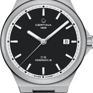 Certina DS C043.407.22.061.00 Stainless steel and Gray PVD Black